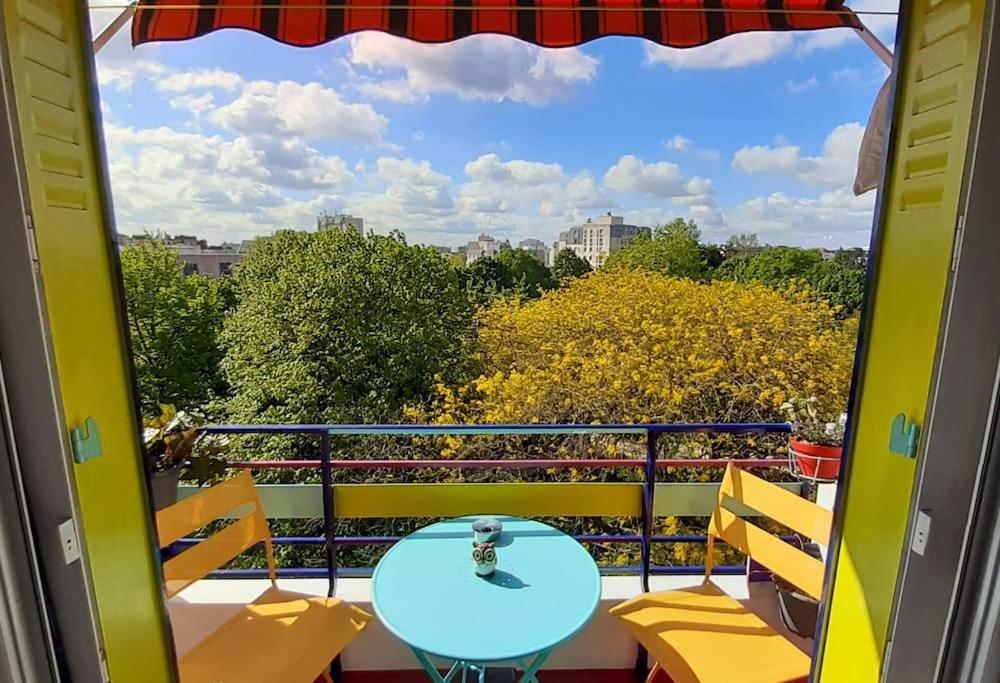 Canopee, Paisible, Chaleureux, Lumineux, Balcon Paris Exterior foto